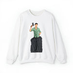 A person working hard to better his/herself - Heavy Blend™ Crewneck Sweatshirt - Man #15 - Breakthrough Collection