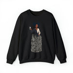 A person working hard to better his/herself - Self-Made Sweatshirt Heavy Blend™ Crewneck - woman #10 - Breakthrough Collection