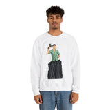 A person working hard to better his/herself - Heavy Blend™ Crewneck Sweatshirt - Man #15 - Breakthrough Collection
