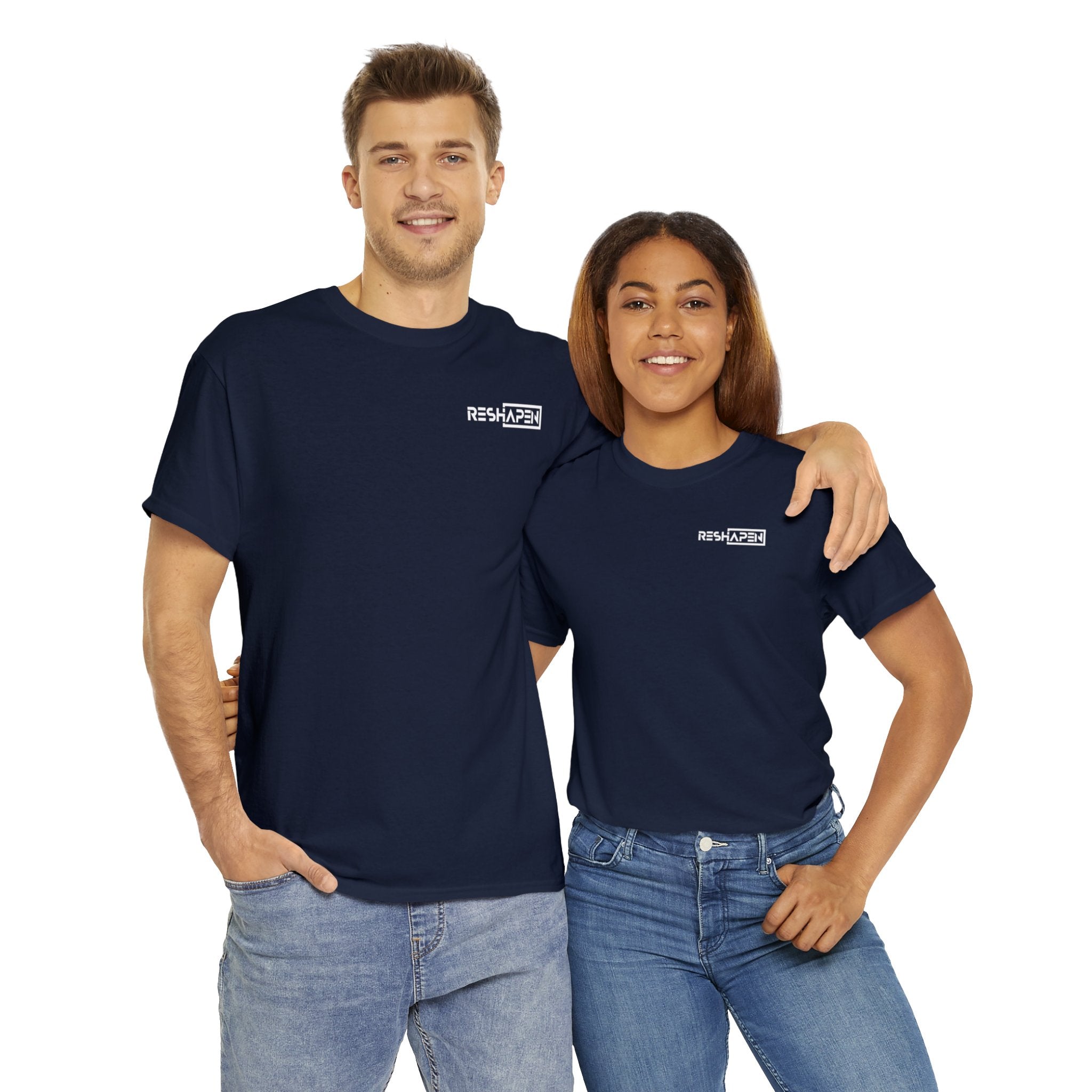 A person working hard to better his/herself - Heavy Cotton Self-Made T-shirt - Reshapen