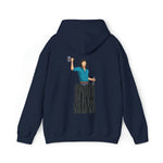 A person working hard to better his/herself - Heavy Blend™ Self-Made Hoodie - Man #10