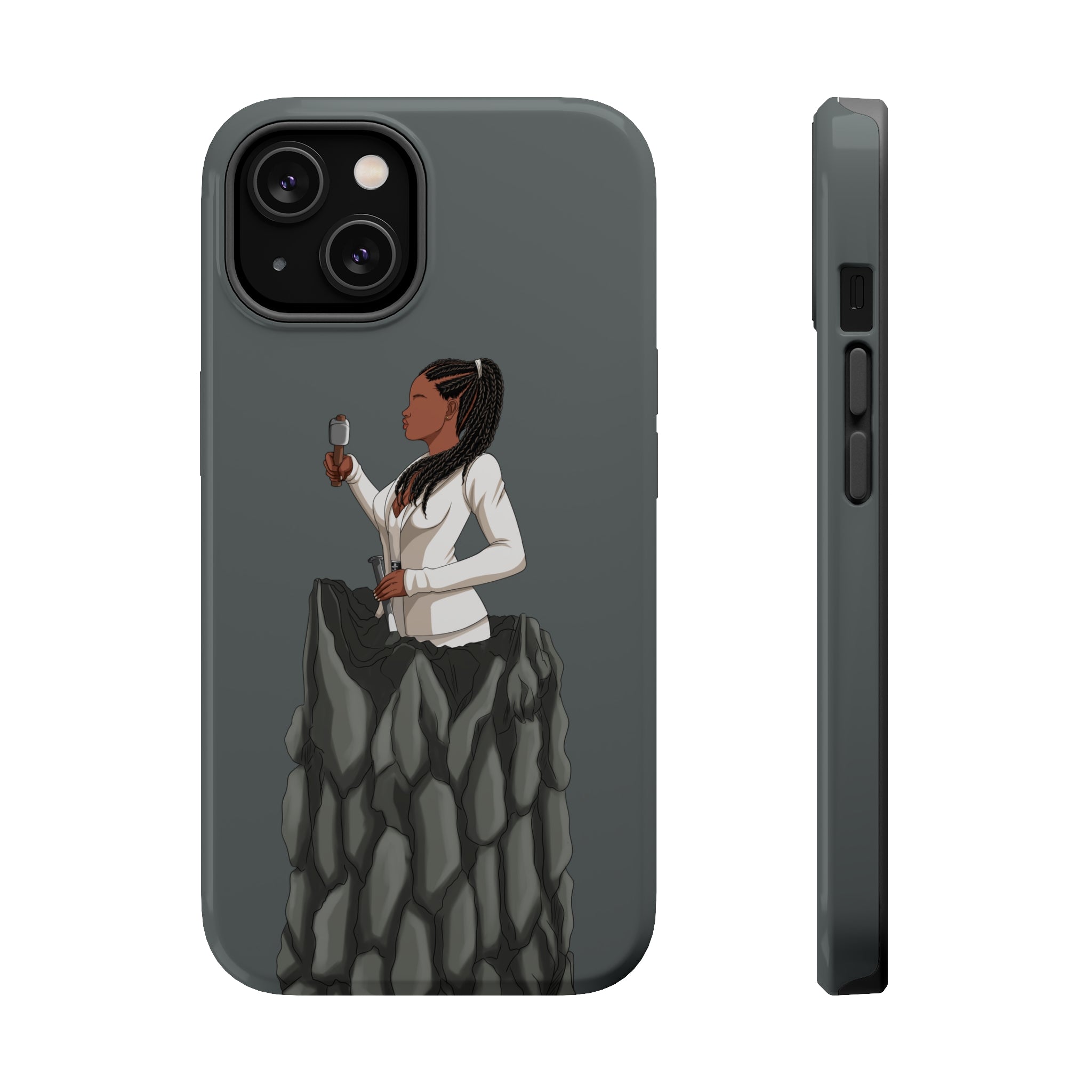 A person working hard to better his/herself - MagSafe Tough Case - self-made woman #4 - Breakthrough Collection