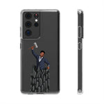 A person working hard to better his/herself - Clear Case - Self-Made Man #1 - Breakthrough Collection