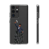 A person working hard to better his/herself - Clear Case - Self-Made Man #1 - Breakthrough Collection