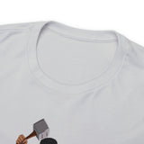 A person working hard to better his/herself - Heavy Cotton Self-Made T-shirt - Self-Made Man #9 - Breakthrough Collection