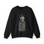 A person working hard to better his/herself - Self-Made Sweatshirt Heavy Blend™ Crewneck - woman #6 - Breakthrough Collection