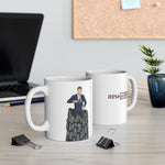 A person working hard to better his/herself - Ceramic Mug 11oz - Self-Made Man #5 - Breakthrough Collection