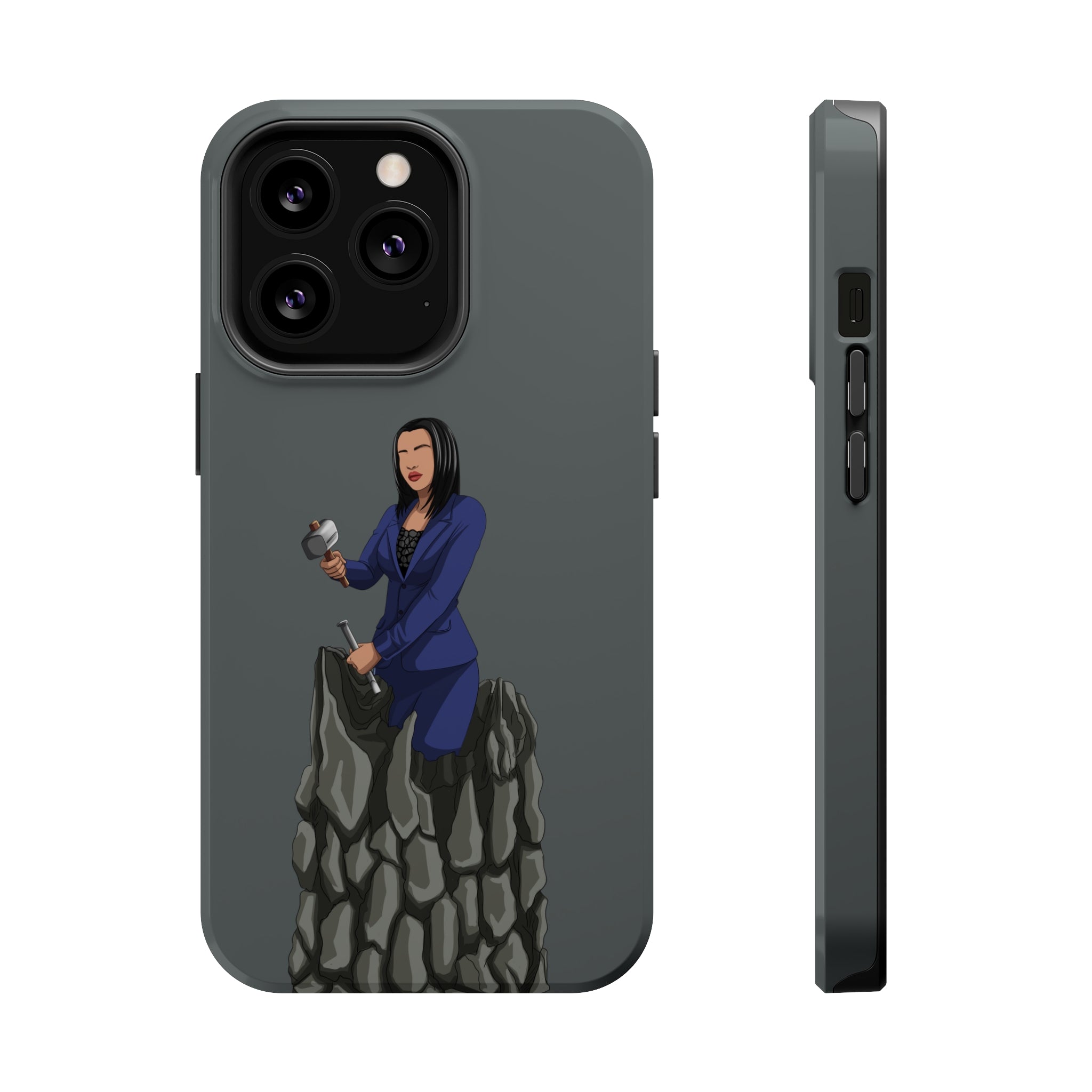 A person working hard to better his/herself - MagSafe Tough Case - self-made woman #2 - Breakthrough Collection