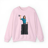 A person working hard to better his/herself - Self-Made Sweatshirt Heavy Blend™ Crewneck - Man #10 - Breakthrough Collection