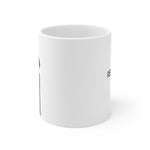 A person working hard to better his/herself - Ceramic Mug 11oz - Self-Made Woman #9 - Breakthrough Collection