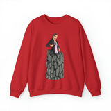 A person working hard to better his/herself - Self-Made Sweatshirt Heavy Blend™ Crewneck - woman #8 - Breakthrough Collection