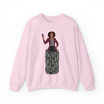 A person working hard to better his/herself - Heavy Blend™ Crewneck Sweatshirt - Woman #15 - Breakthrough Collection