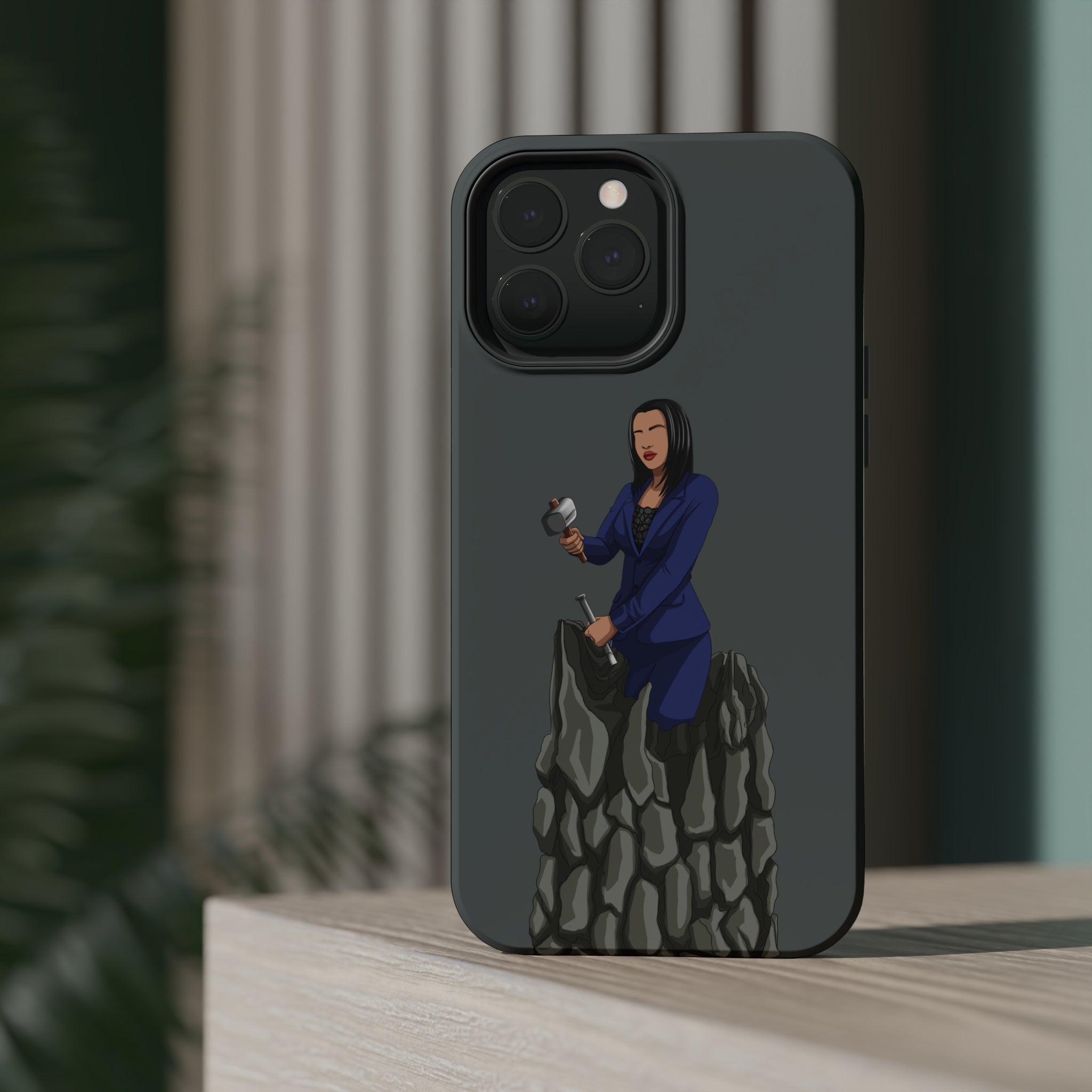 A person working hard to better his/herself - MagSafe Tough Case - self-made woman #2 - Breakthrough Collection