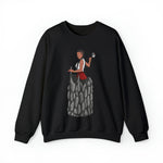A person working hard to better his/herself - Self-Made Sweatshirt Heavy Blend™ Crewneck - woman #7 - Breakthrough Collection