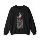 A person working hard to better his/herself - Self-Made Sweatshirt Heavy Blend™ Crewneck - woman #7 - Breakthrough Collection
