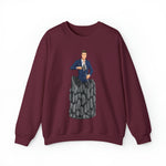 A person working hard to better his/herself - Self-Made Sweatshirt Heavy Blend™ Crewneck - Man #5 - Breakthrough Collection