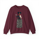 A person working hard to better his/herself - Self-Made Sweatshirt Heavy Blend™ Crewneck - woman #10 - Breakthrough Collection