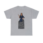 A person working hard to better his/herself - Heavy Cotton Self-Made T-shirt - self-made woman #9 - Breakthrough Collection