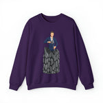 A person working hard to better his/herself - Self-Made Sweatshirt Heavy Blend™ Crewneck - Man #5 - Breakthrough Collection
