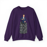 A person working hard to better his/herself - Self-Made Sweatshirt Heavy Blend™ Crewneck - Man #5 - Breakthrough Collection