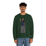 A person working hard to better his/herself - Self-Made Sweatshirt Heavy Blend™ Crewneck - woman #9 - Breakthrough Collection