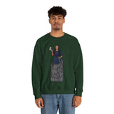 A person working hard to better his/herself - Self-Made Sweatshirt Heavy Blend™ Crewneck - woman #9 - Breakthrough Collection