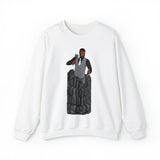 A person working hard to better his/herself - Self-Made Sweatshirt Heavy Blend™ Crewneck - Man #6 - Breakthrough Collection