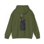 A person working hard to better his/herself - Heavy Blend™ Self-Made Hoodie - Man #1 - Breakthrough Collection