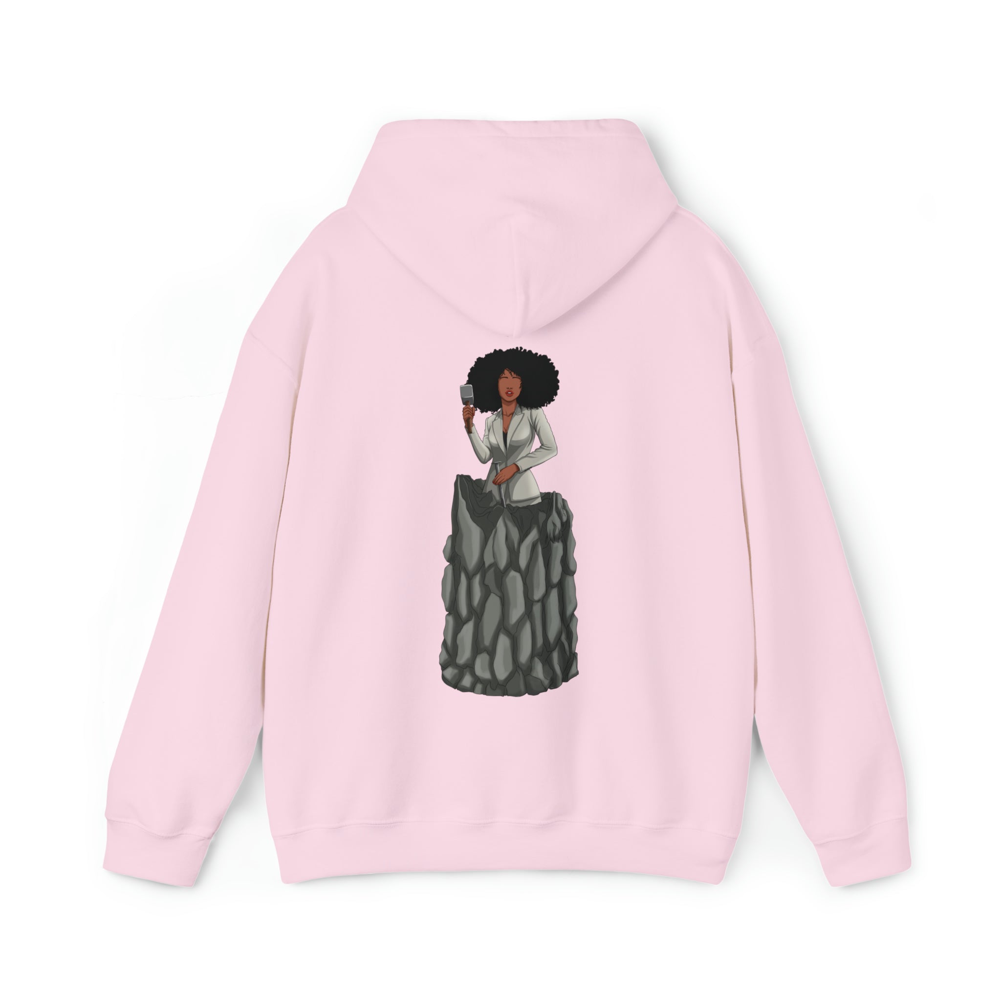 A person working hard to better his/herself - Heavy Blend™ Self-Made Hoodie - Woman #6