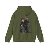 A person working hard to better his/herself - Heavy Blend™ Hoodie - Man #17 - Breakthrough Collection