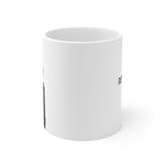 A person working hard to better his/herself - Ceramic Mug 11oz - Self-Made Man #15 - Breakthrough Collection