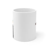 A person working hard to better his/herself - Ceramic Mug 11oz - Self-Made Man #15 - Breakthrough Collection