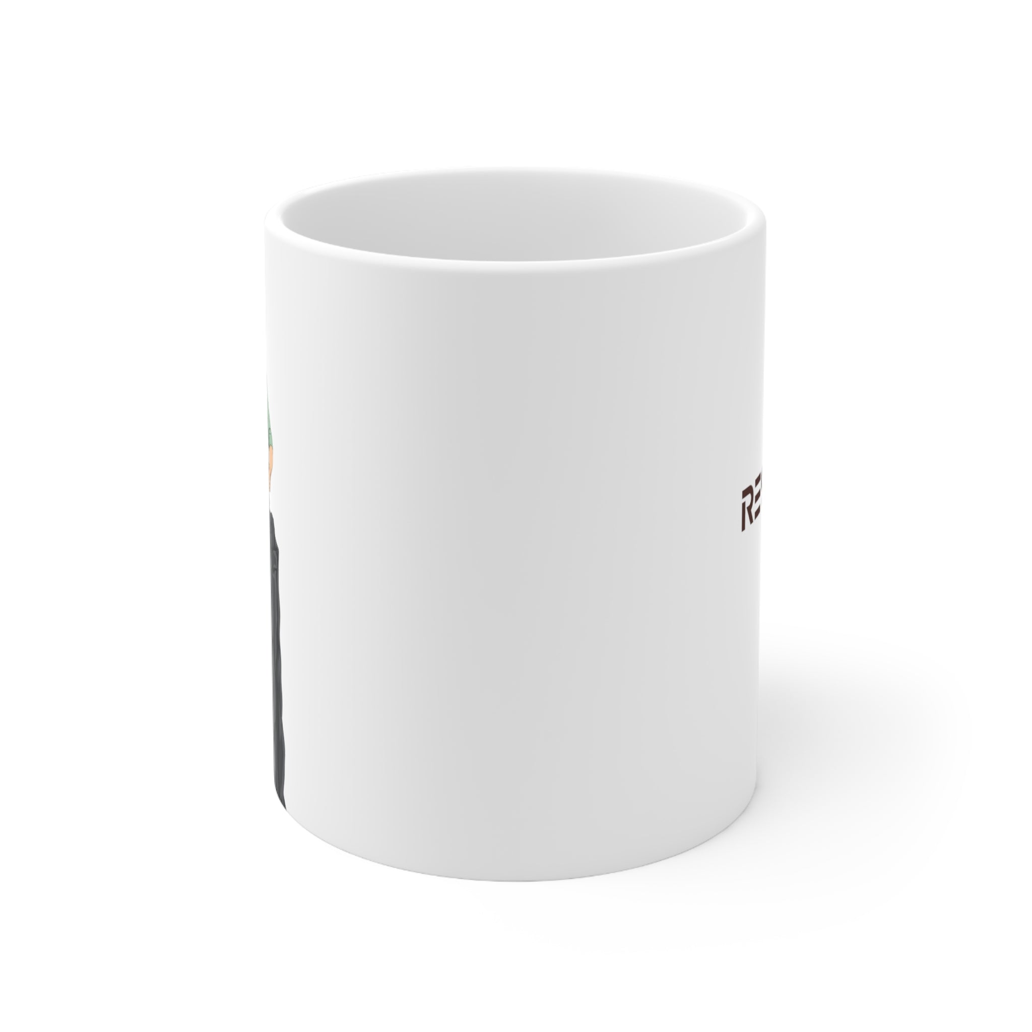 A person working hard to better his/herself - Ceramic Mug 11oz - Self-Made Man #15 - Breakthrough Collection