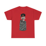 A person working hard to better his/herself - Heavy Cotton Self-Made T-shirt - self-made woman #6 - Breakthrough Collection