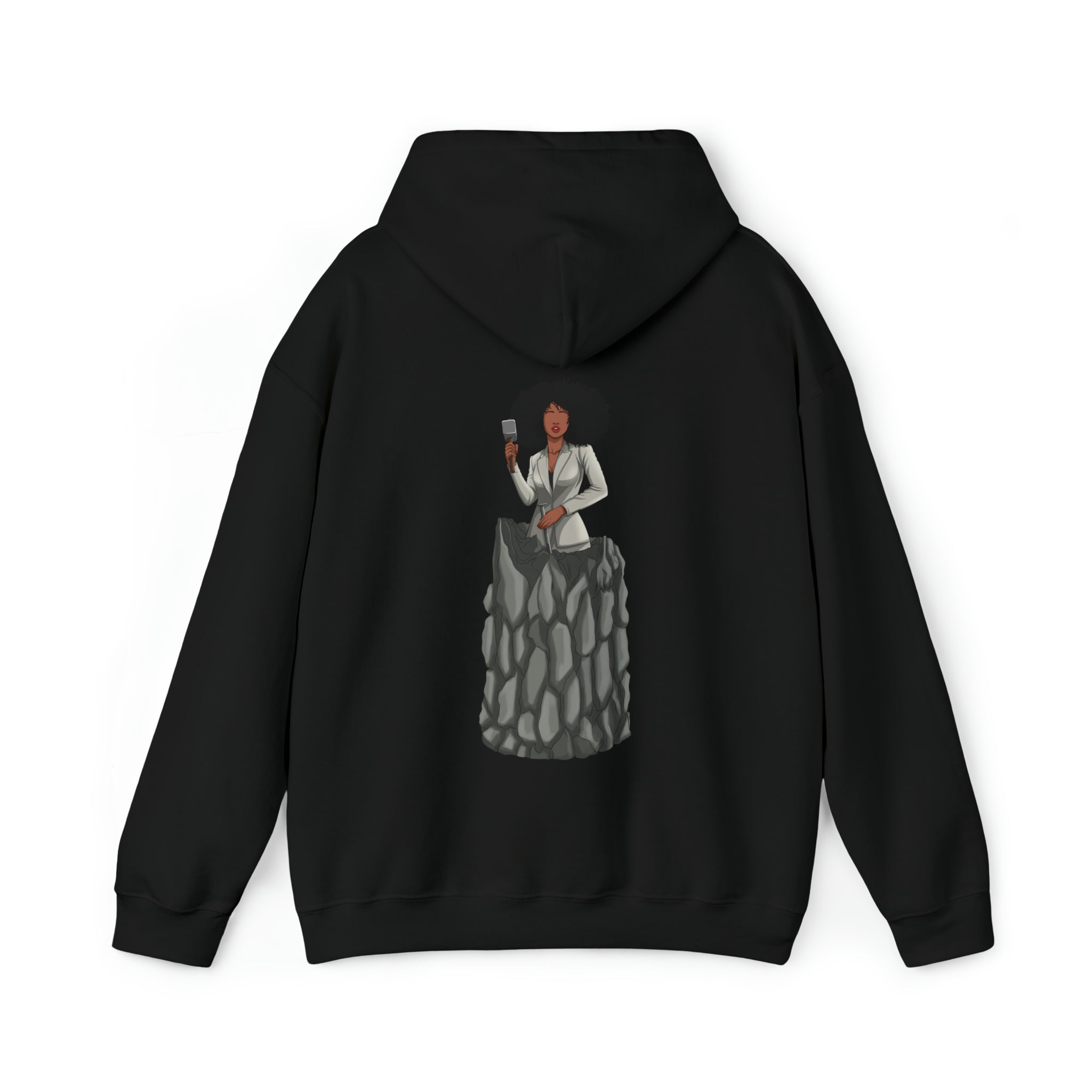 A person working hard to better his/herself - Heavy Blend™ Self-Made Hoodie - Woman #6