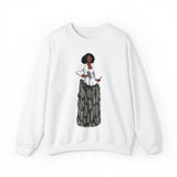 A person working hard to better his/herself - Self-Made Sweatshirt Heavy Blend™ Crewneck - woman #12 - Breakthrough Collection