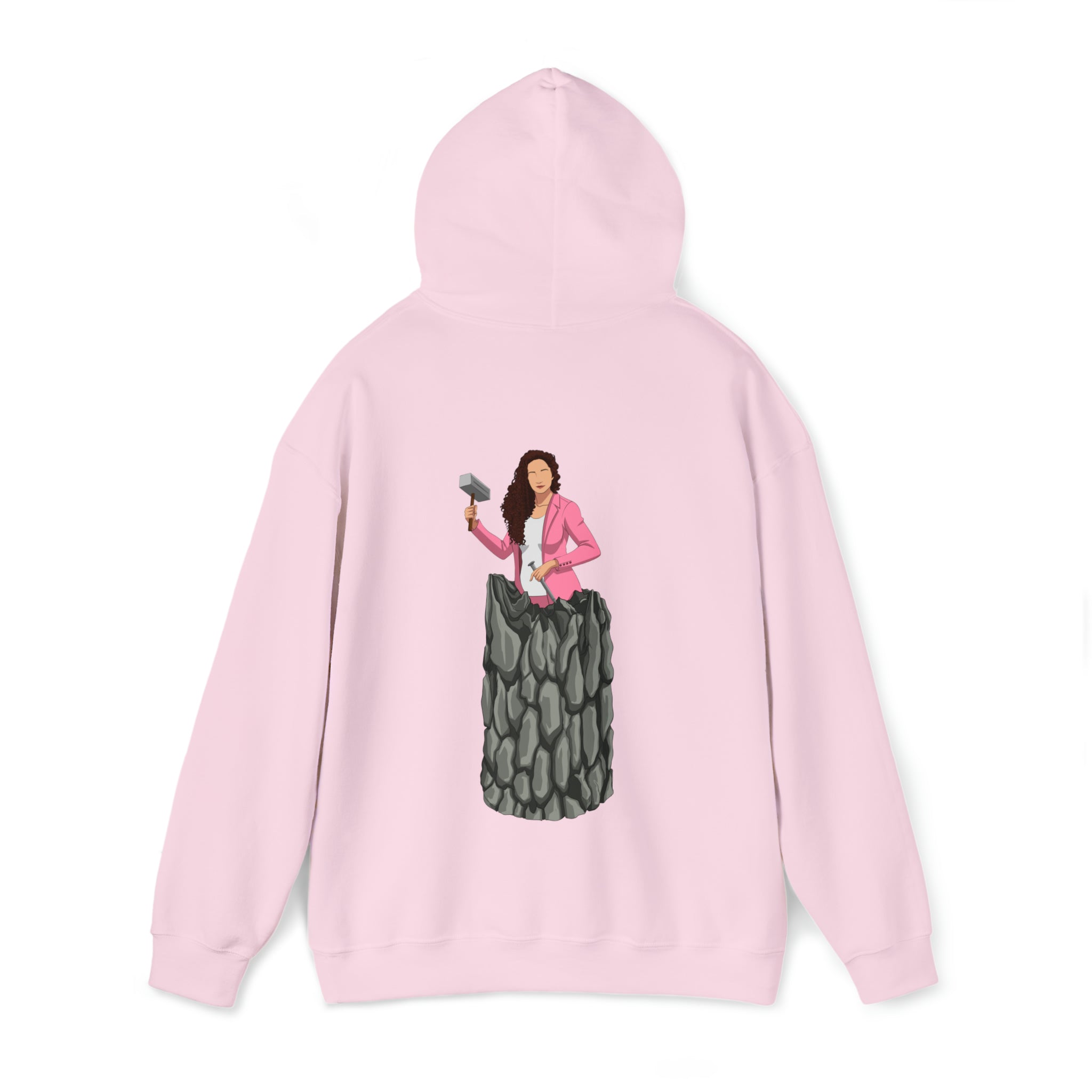 A person working hard to better his/herself - Heavy Blend™ Self-Made Hoodie - woman #13
