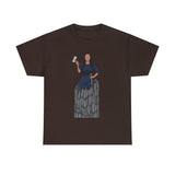 A person working hard to better his/herself - Heavy Cotton Self-Made T-shirt - self-made woman #9 - Breakthrough Collection