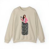 A person working hard to better his/herself - Self-Made Sweatshirt Heavy Blend™ Crewneck - woman #13 - Breakthrough Collection