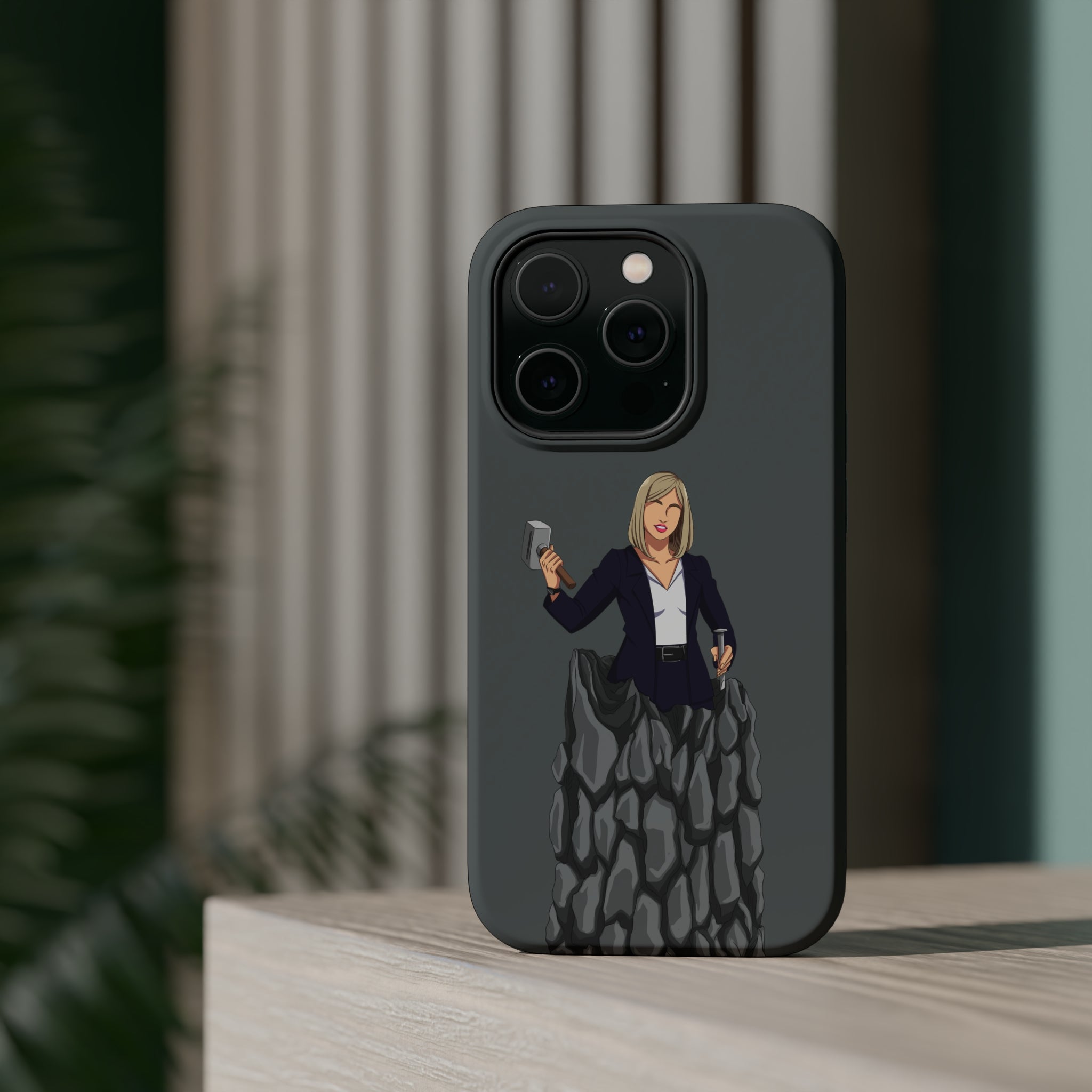 A person working hard to better his/herself - MagSafe Tough Case - self-made woman #3 - Breakthrough Collection