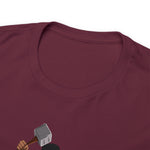 A person working hard to better his/herself - Heavy Cotton Self-Made T-shirt - Self-Made Man #9 - Breakthrough Collection