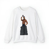 A person working hard to better his/herself - Self-Made Sweatshirt Heavy Blend™ Crewneck - Man #9 - Breakthrough Collection