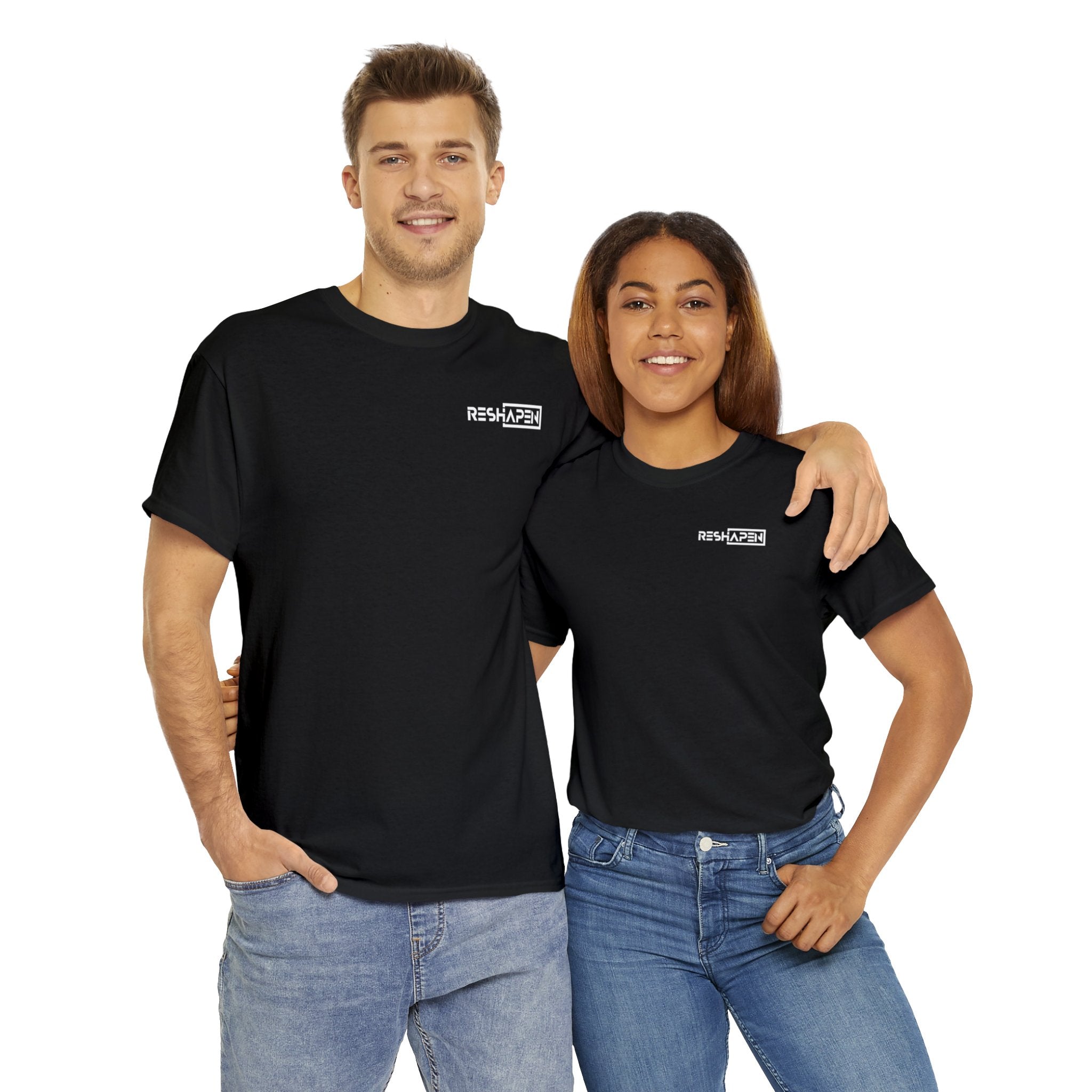 A person working hard to better his/herself - Heavy Cotton Self-Made T-shirt - Reshapen