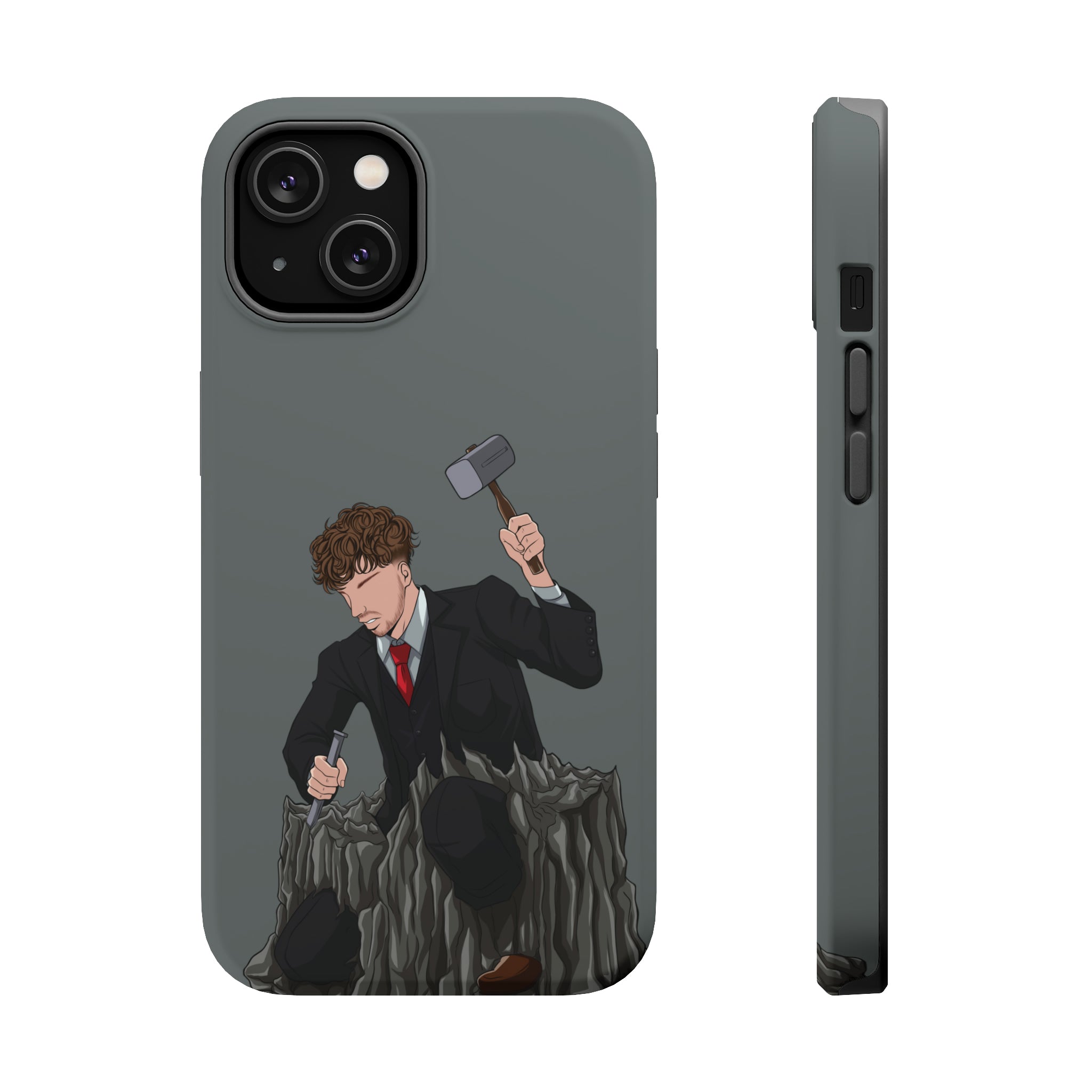 A person working hard to better his/herself - MagSafe Tough Case - Man #17 - Breakthrough Collection