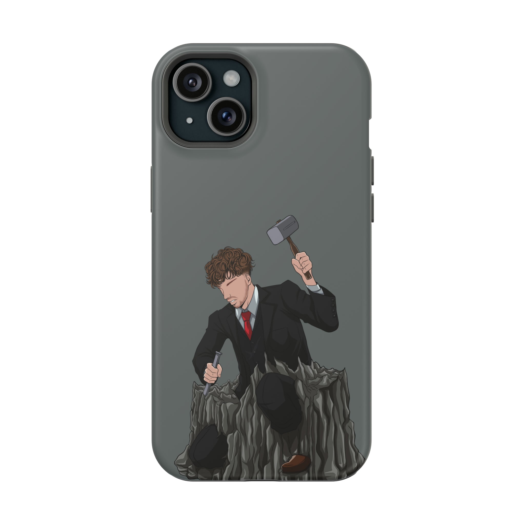 A person working hard to better his/herself - MagSafe Tough Case - Man #17 - Breakthrough Collection