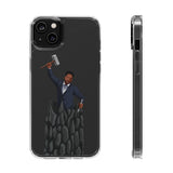 A person working hard to better his/herself - Clear Case - Self-Made Man #1 - Breakthrough Collection
