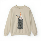A person working hard to better his/herself - Self-Made Sweatshirt Heavy Blend™ Crewneck - woman #11 - Breakthrough Collection