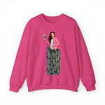 A person working hard to better his/herself - Self-Made Sweatshirt Heavy Blend™ Crewneck - woman #13 - Breakthrough Collection