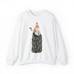 A person working hard to better his/herself - Self-Made Sweatshirt Heavy Blend™ Crewneck - woman #11 - Breakthrough Collection
