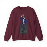 A person working hard to better his/herself - Self-Made Sweatshirt Heavy Blend™ Crewneck - Man #12 - Breakthrough Collection